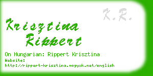krisztina rippert business card